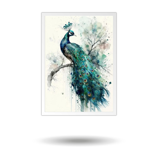 Beautiful Majesty: Enchanting Peacock Wall Art for Luxury Home Decor